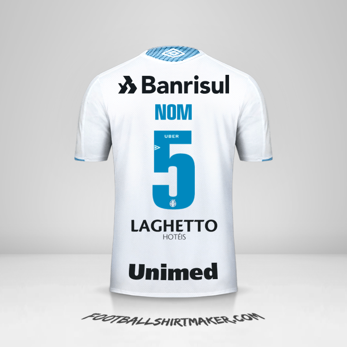Maillot Gremio 2019 Extérieur -  nom - 5