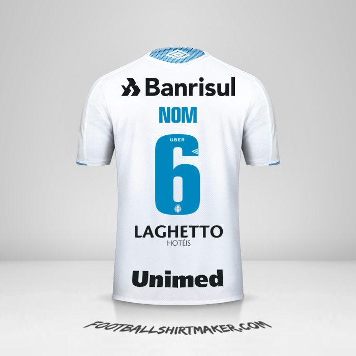 Maillot Gremio 2019 Extérieur -  nom - 6