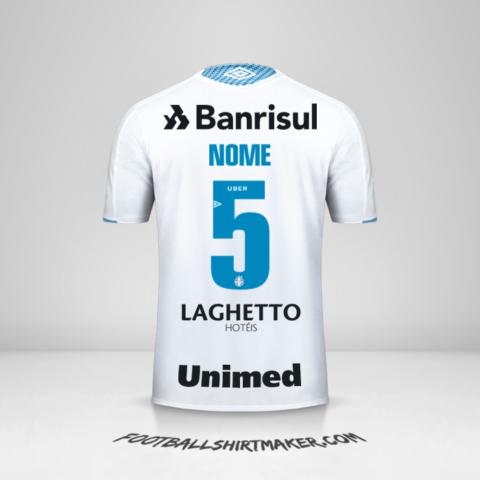 Camisa Gremio 2019 Alternativa -  nome - 5