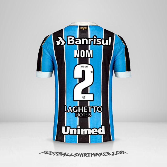Maillot Gremio 2019 -  nom - 2