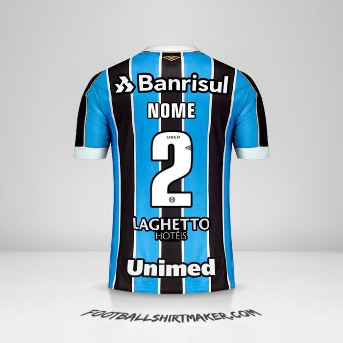 Camisola Gremio 2019 -  nome - 2