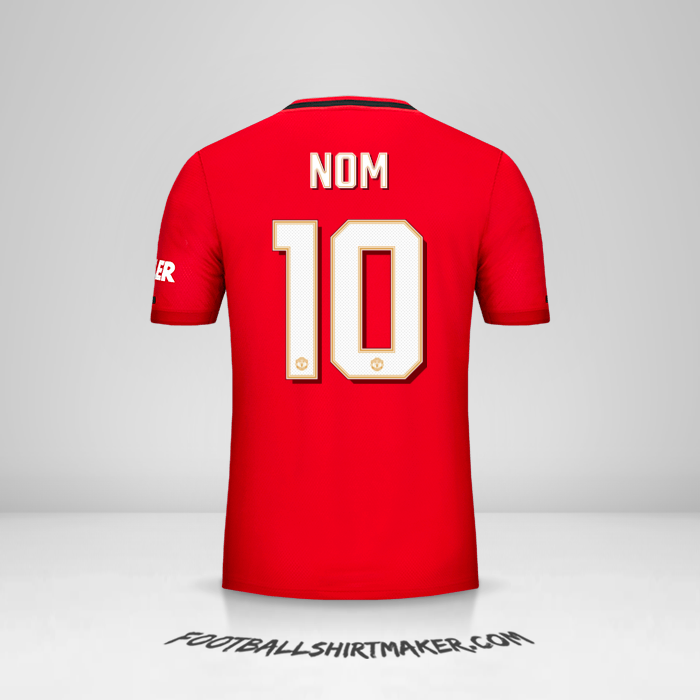 Maillot Manchester United Cup 2019/20 -  nom - 10