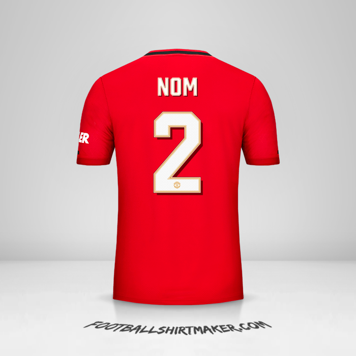 Maillot Manchester United Cup 2019/20 -  nom - 2
