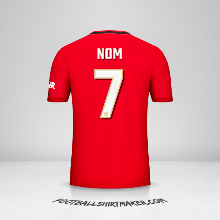 Maillot Manchester United Cup 2019/20 -  nom - 7