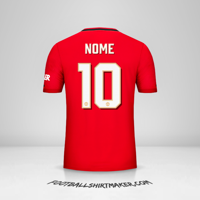 Maglia Manchester United Cup 2019/20 -  nome - 10