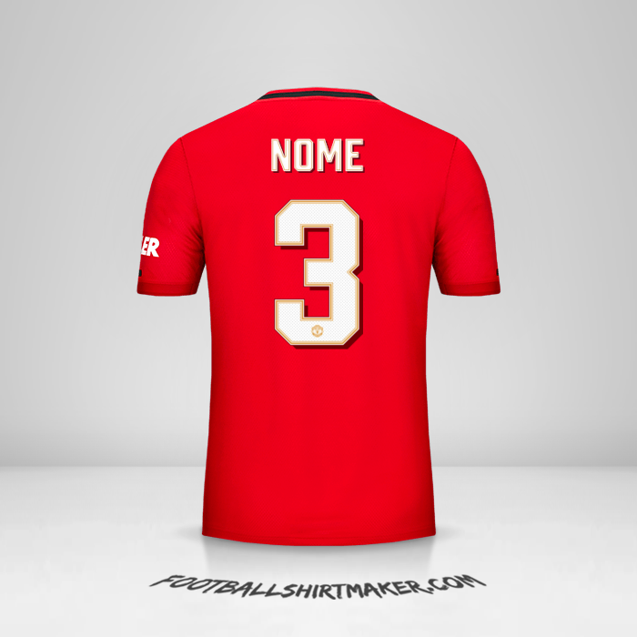 Maglia Manchester United Cup 2019/20 -  nome - 3