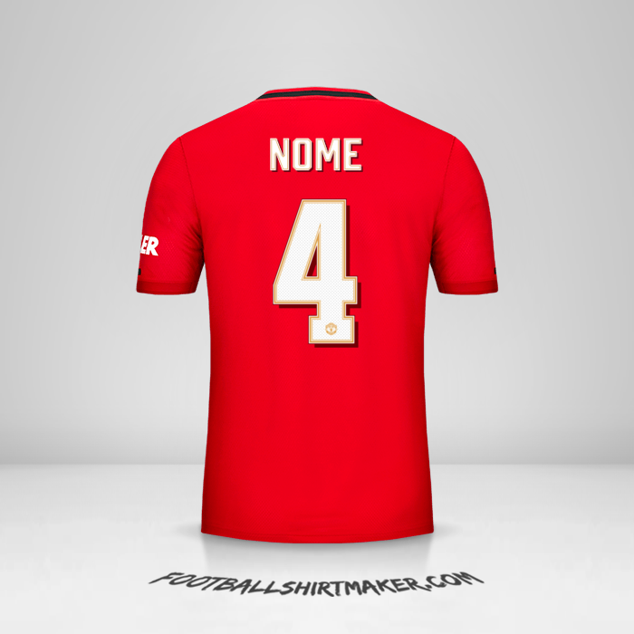 Maglia Manchester United Cup 2019/20 -  nome - 4