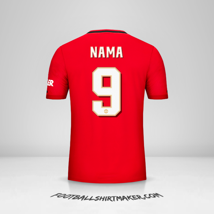 Jersey Manchester United Cup 2019/20 -  nama - 9