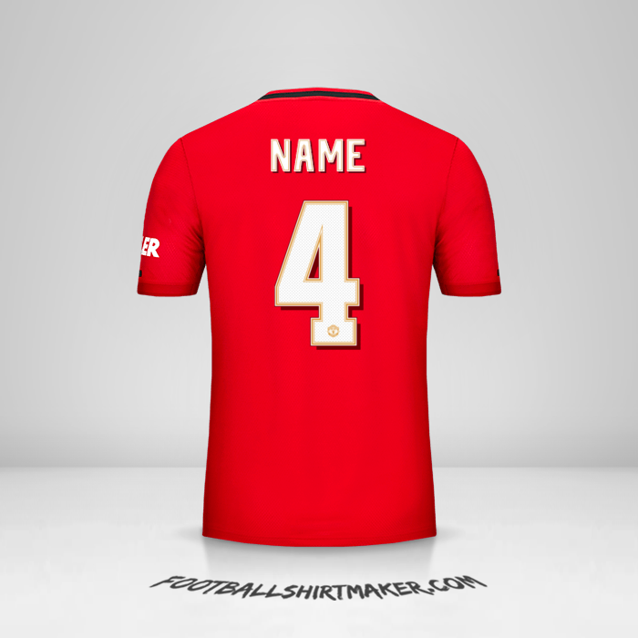 Shirt Manchester United Cup 2019/20 -  name - 4