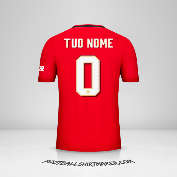 Maglia Manchester United Cup 2019/20 -  tuo nome - 0