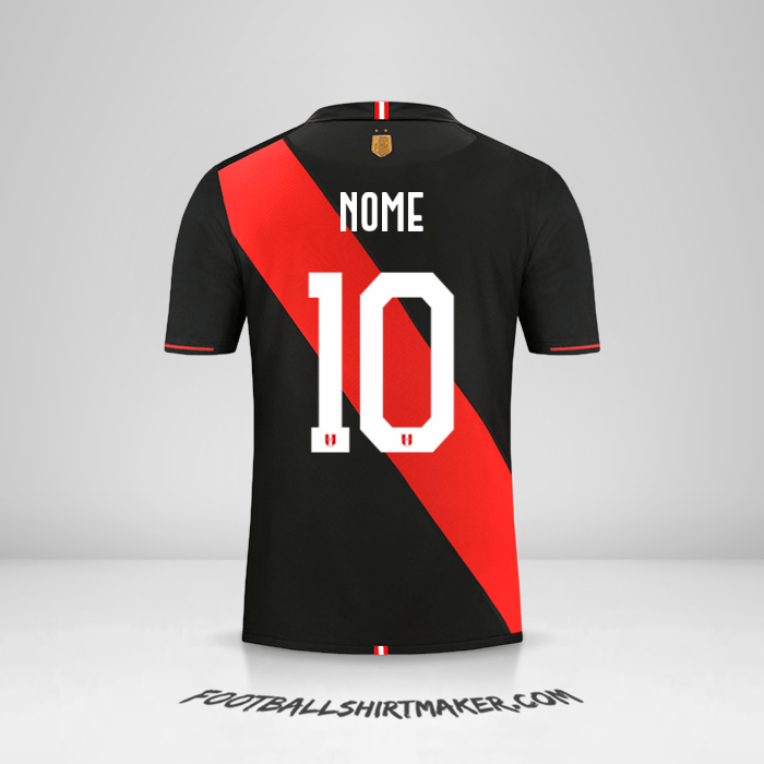 Maglia Perù Copa América 2019 Seconda -  nome - 10