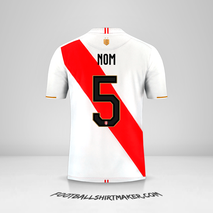 Maillot Pérou Copa América 2019 -  nom - 5