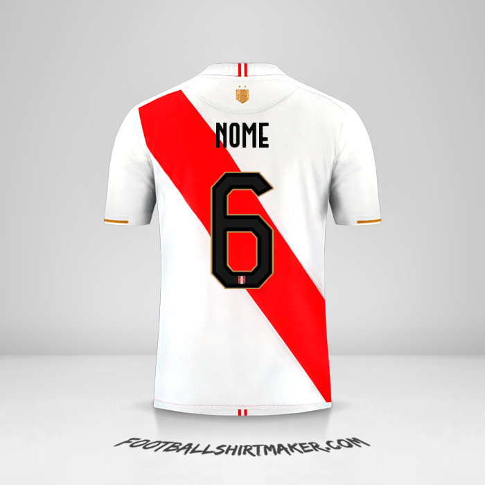 Camisa Peru Copa América 2019 -  nome - 6