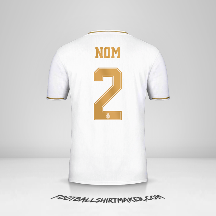Maillot Real Madrid CF Cup 2019/20 -  nom - 2