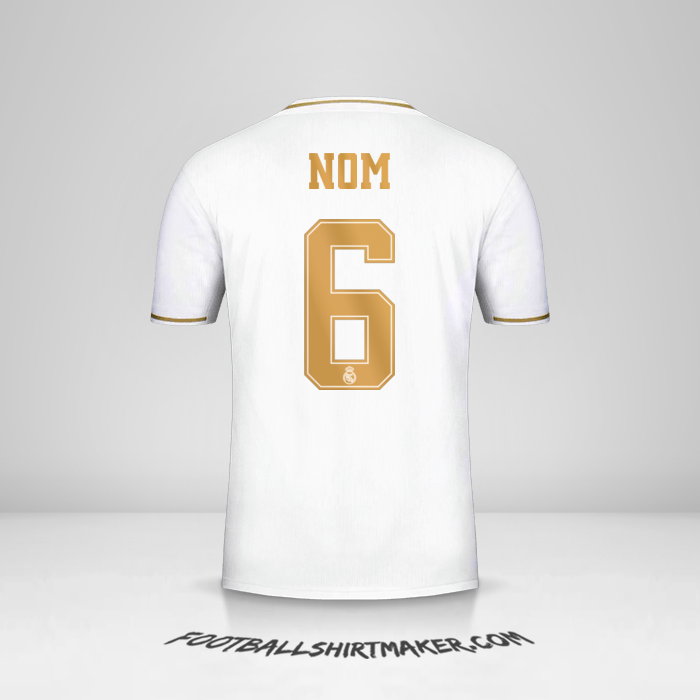 Maillot Real Madrid CF Cup 2019/20 -  nom - 6
