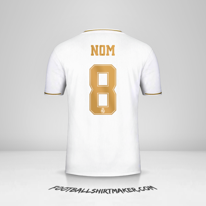 Maillot Real Madrid CF Cup 2019/20 -  nom - 8