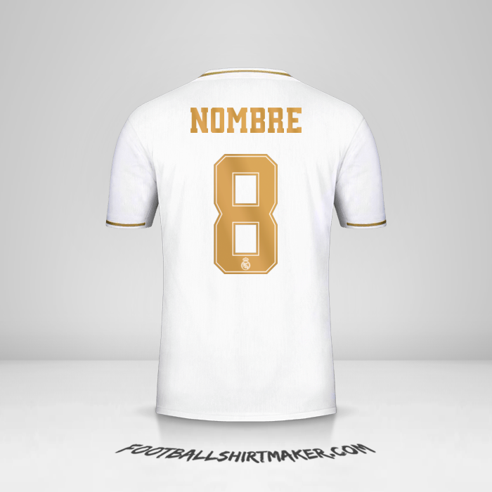 Jersey Real Madrid CF Cup 2019/20 -  nombre - 8