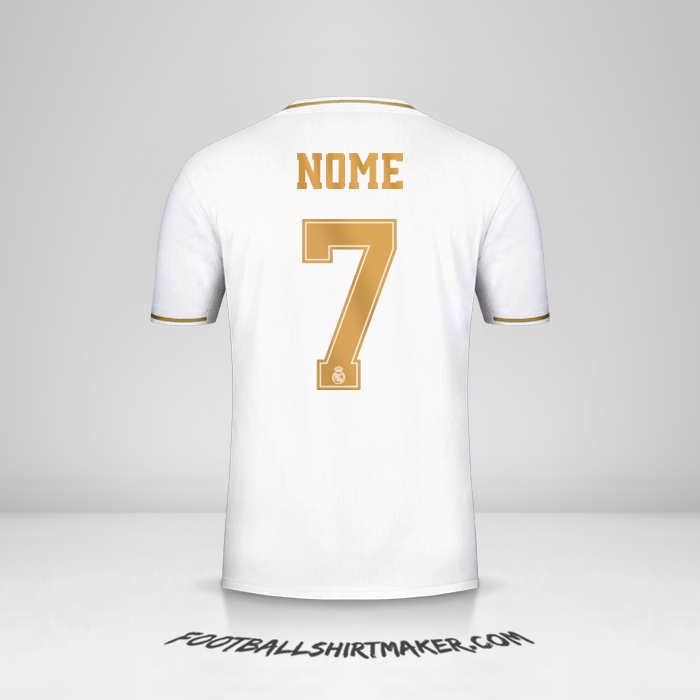 Camisa Real Madrid CF Cup 2019/20 -  nome - 7