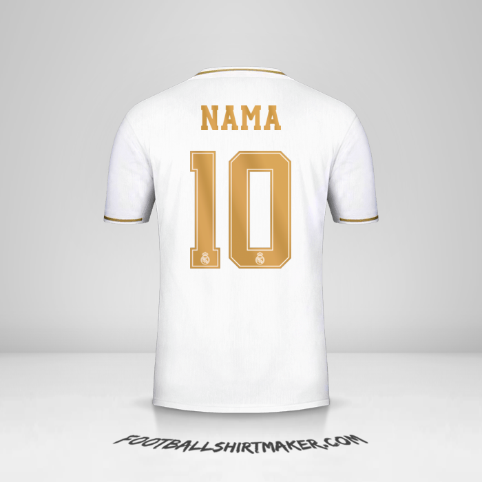Jersey Real Madrid CF Cup 2019/20 -  nama - 10