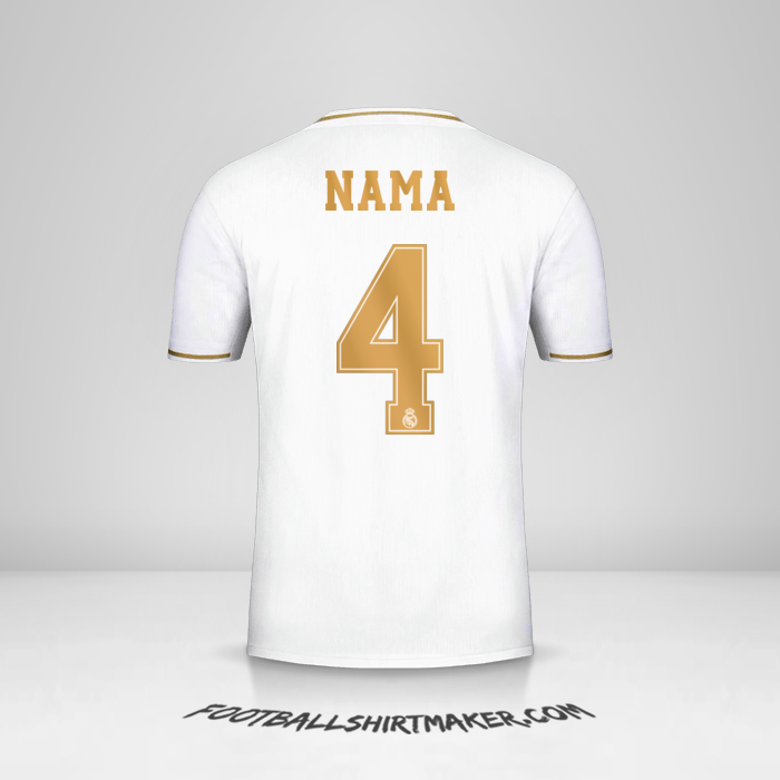 Jersey Real Madrid CF Cup 2019/20 -  nama - 4