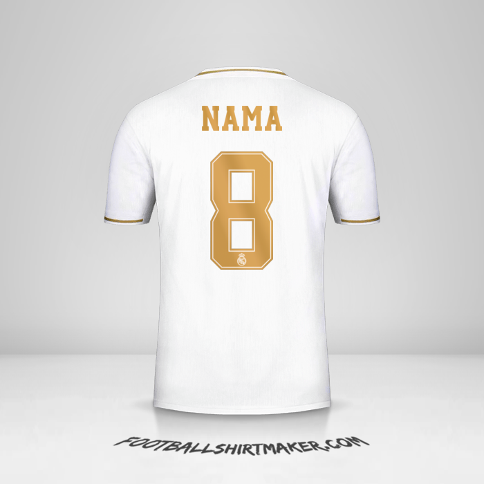 Jersey Real Madrid CF Cup 2019/20 -  nama - 8