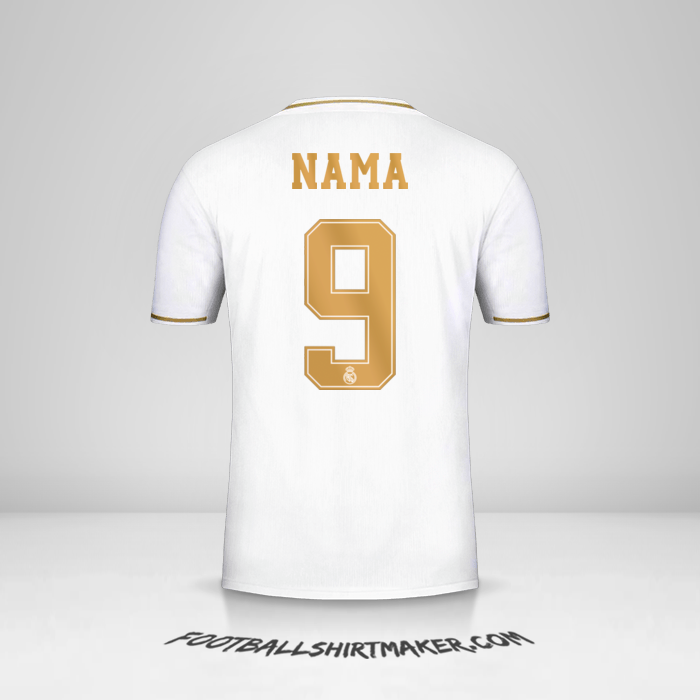 Jersey Real Madrid CF Cup 2019/20 -  nama - 9