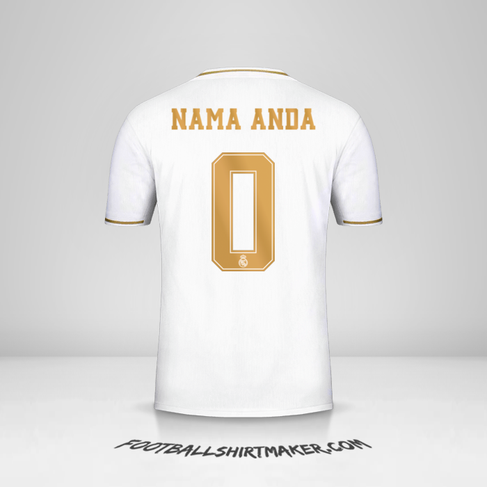 Jersey Real Madrid CF 2019/20 Cup -  nama anda - 0