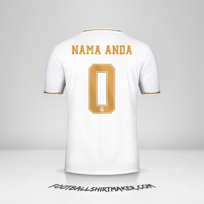Jersey Real Madrid CF Cup 2019/20 -  nama anda - 0