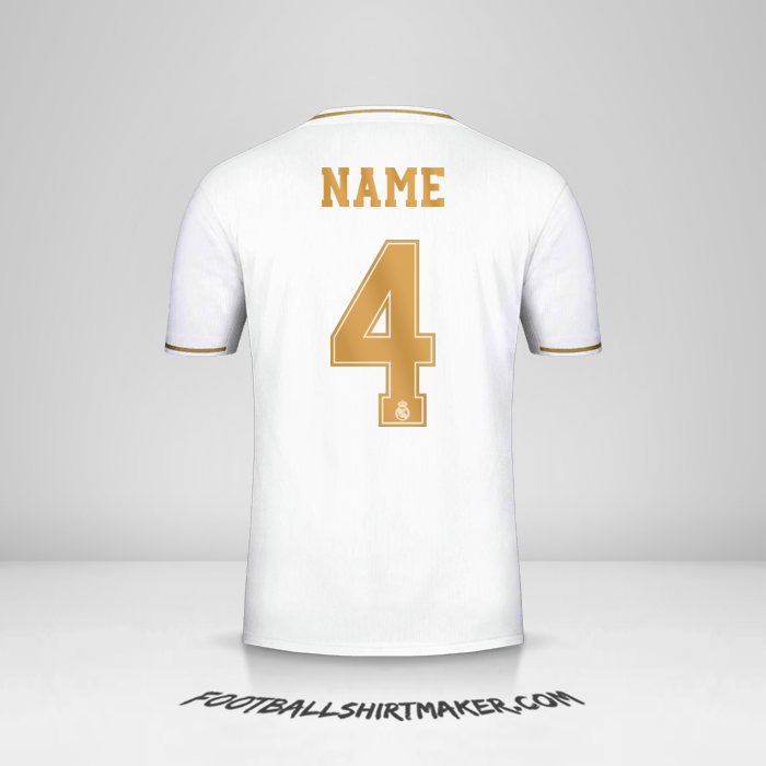 Jersey Real Madrid CF Cup 2019/20 -  name - 4