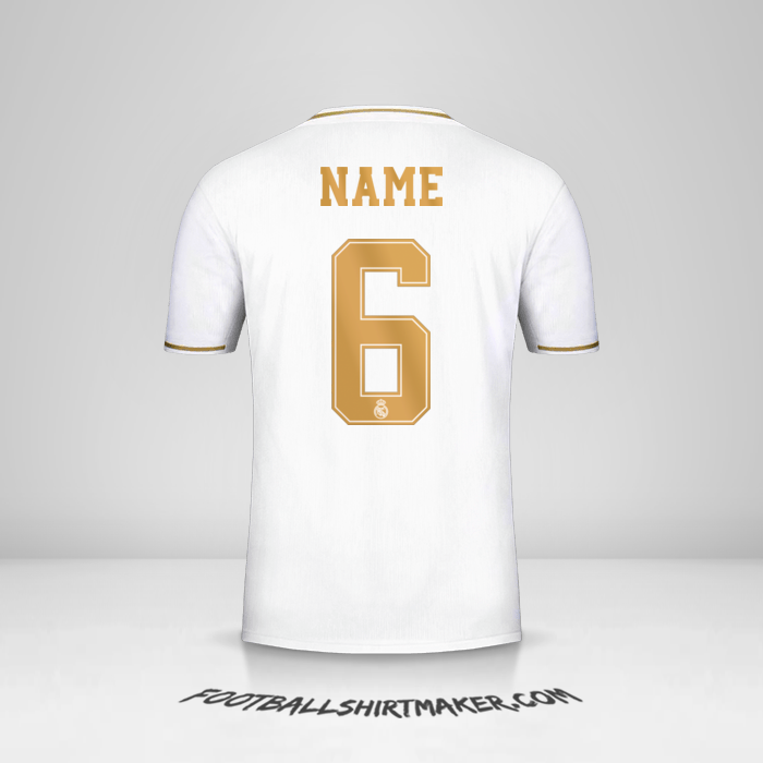Shirt Real Madrid CF Cup 2019/20 -  name - 6