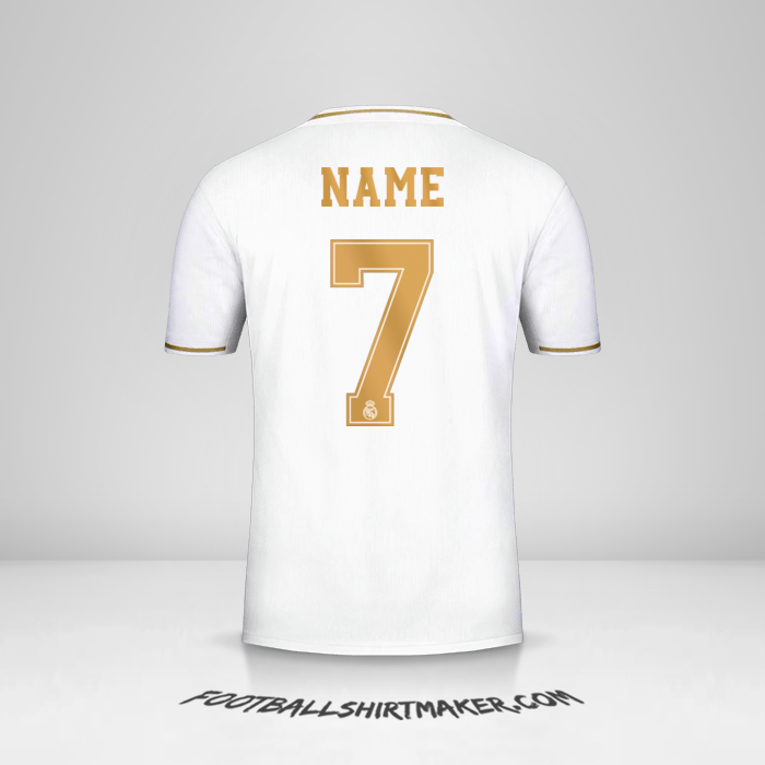 Shirt Real Madrid CF Cup 2019/20 -  name - 7
