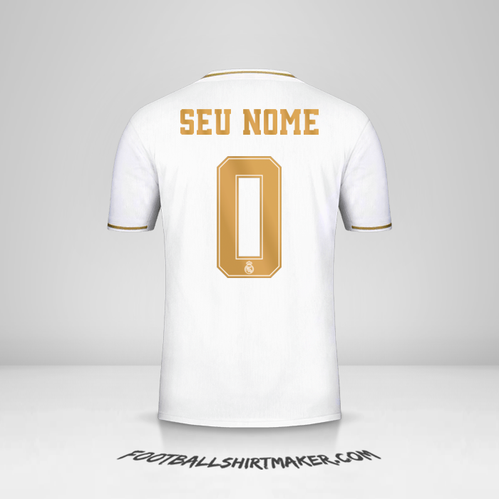 Camisa Real Madrid CF 2019/20 Cup -  seu nome - 0