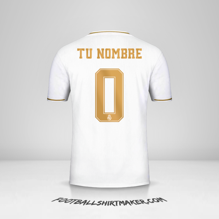Camiseta Real Madrid CF 2019/20 Cup -  tu nombre - 0