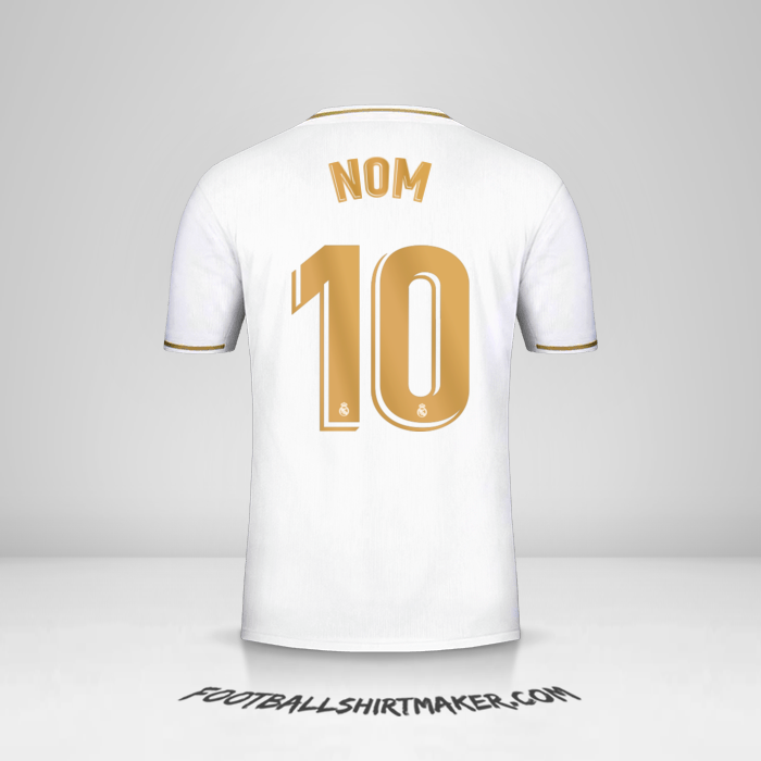 Maillot Real Madrid CF 2019/20 -  nom - 10