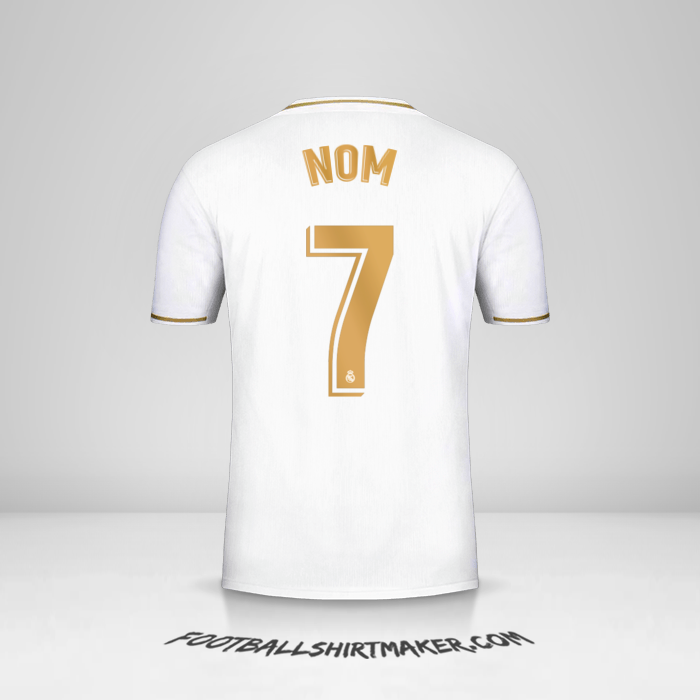 Maillot Real Madrid CF 2019/20 -  nom - 7