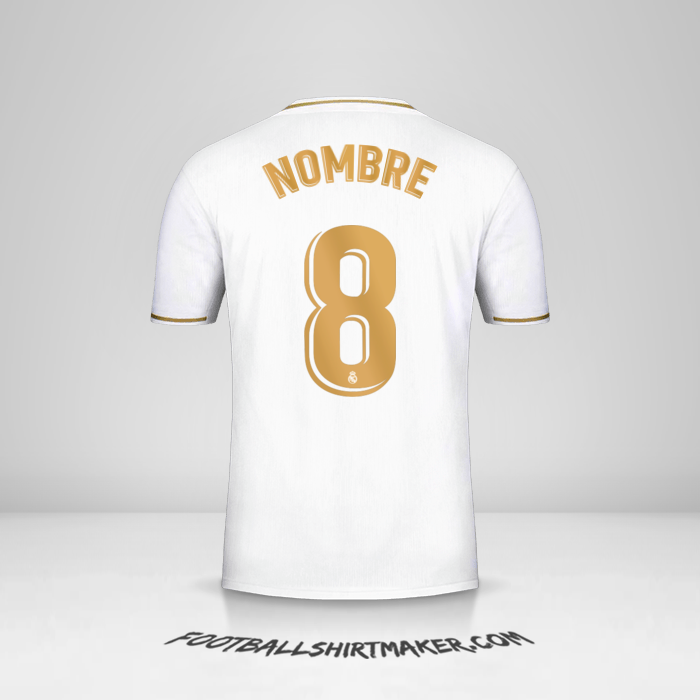 Camiseta Real Madrid CF 2019/20 -  nombre - 8