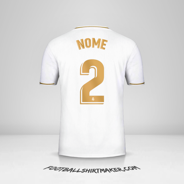 Maglia Real Madrid CF 2019/20 -  nome - 2
