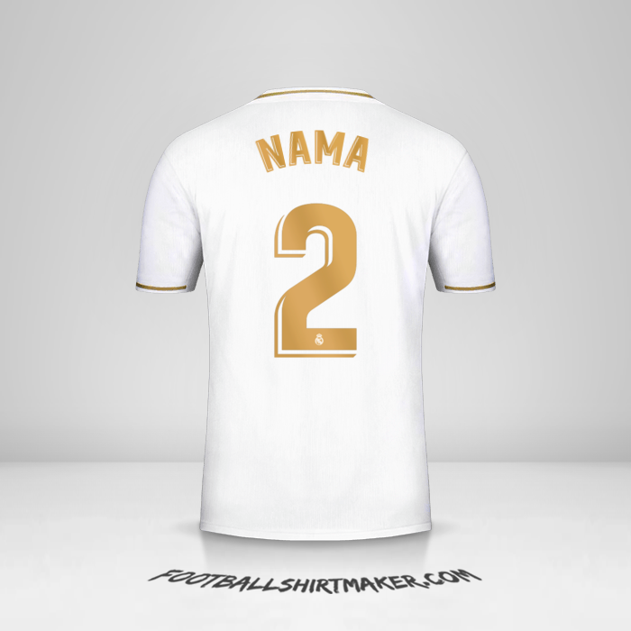 Jersey Real Madrid CF 2019/20 -  nama - 2