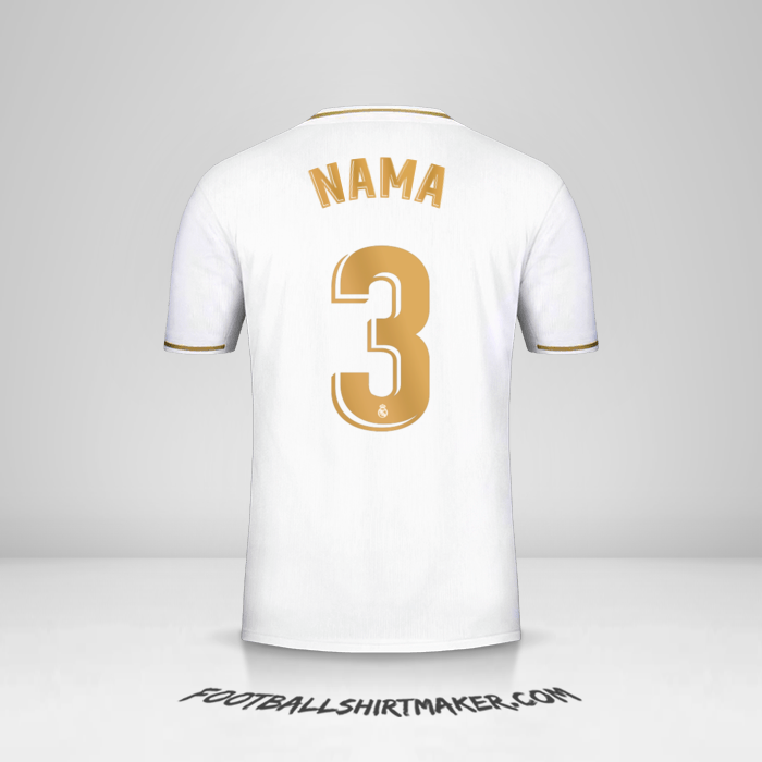 Jersey Real Madrid CF 2019/20 -  nama - 3