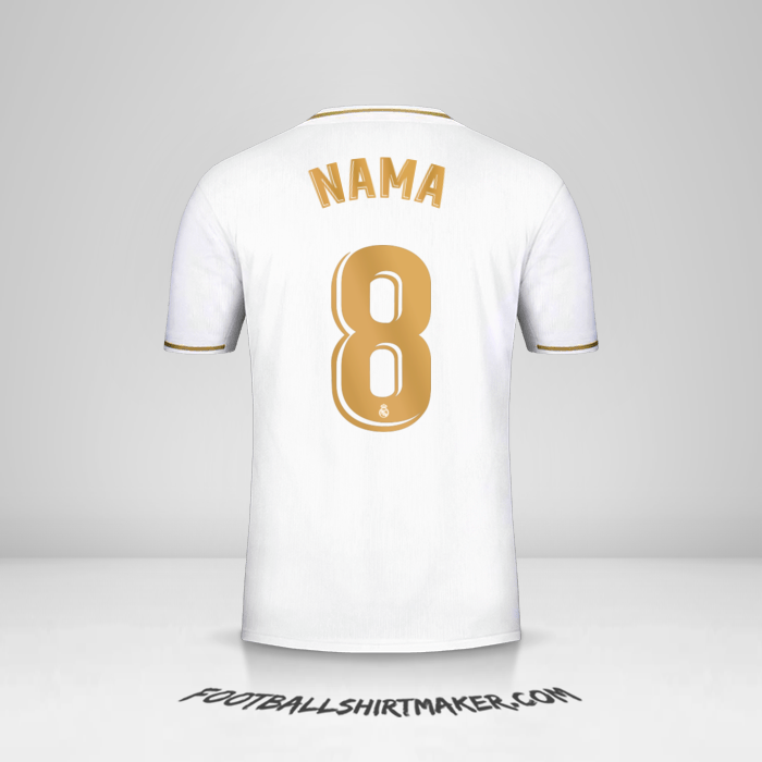 Jersey Real Madrid CF 2019/20 -  nama - 8