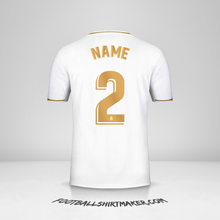 Trikot Real Madrid CF 2019/20 -  name - 2