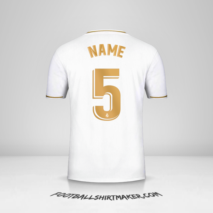 Shirt Real Madrid CF 2019/20 -  name - 5