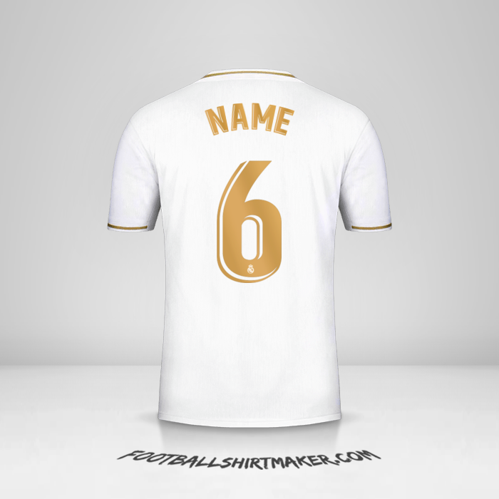 Jersey Real Madrid CF 2019/20 -  name - 6