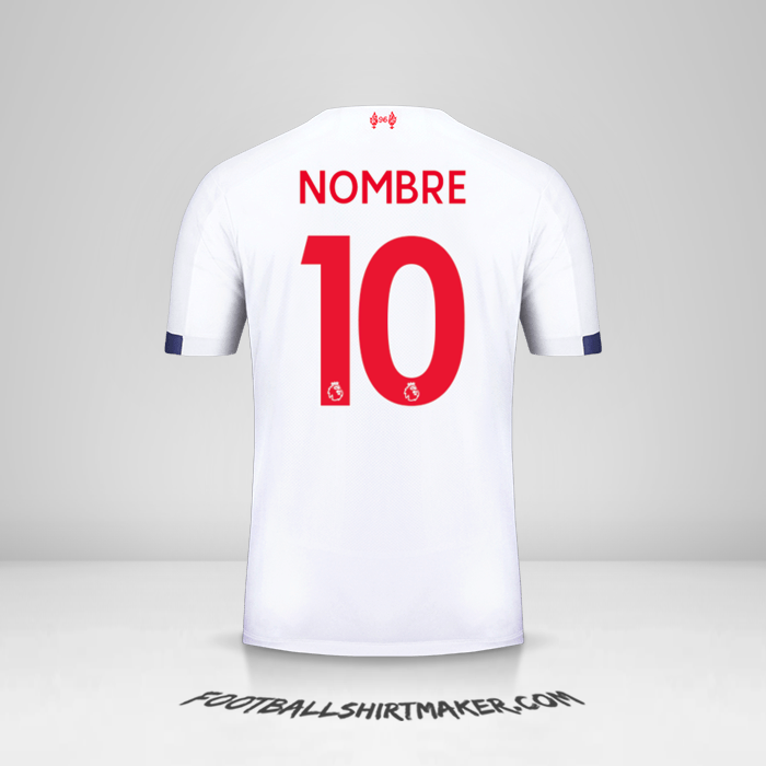 Camiseta Liverpool FC 2019/20 Visita -  nombre - 10