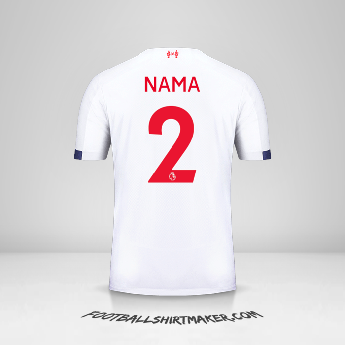 Jersey Liverpool FC 2019/20 Alternatif -  nama - 2