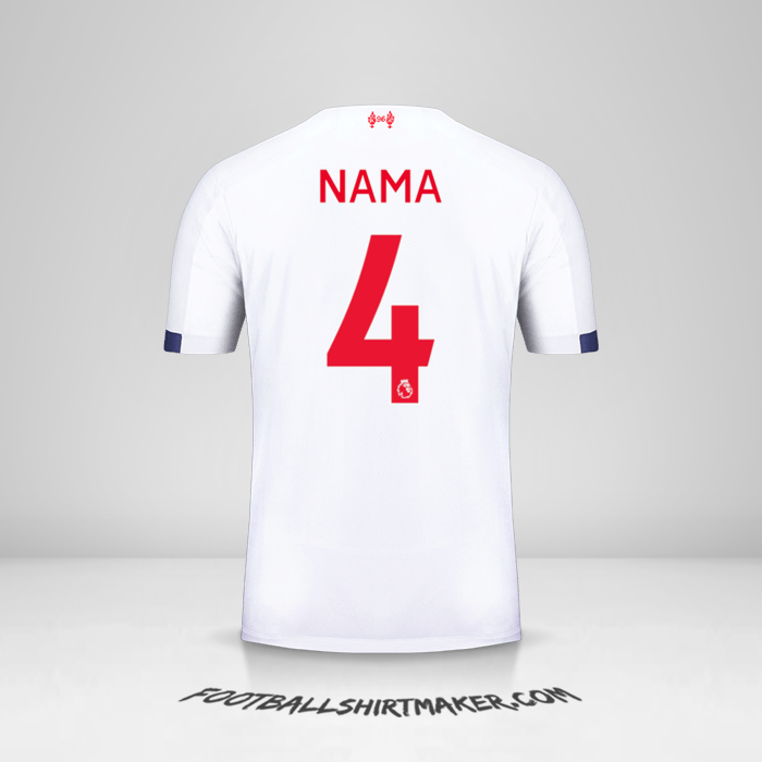Jersey Liverpool FC 2019/20 Alternatif -  nama - 4