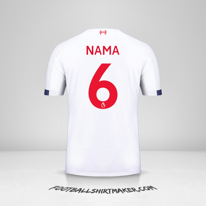 Jersey Liverpool FC 2019/20 Alternatif -  nama - 6