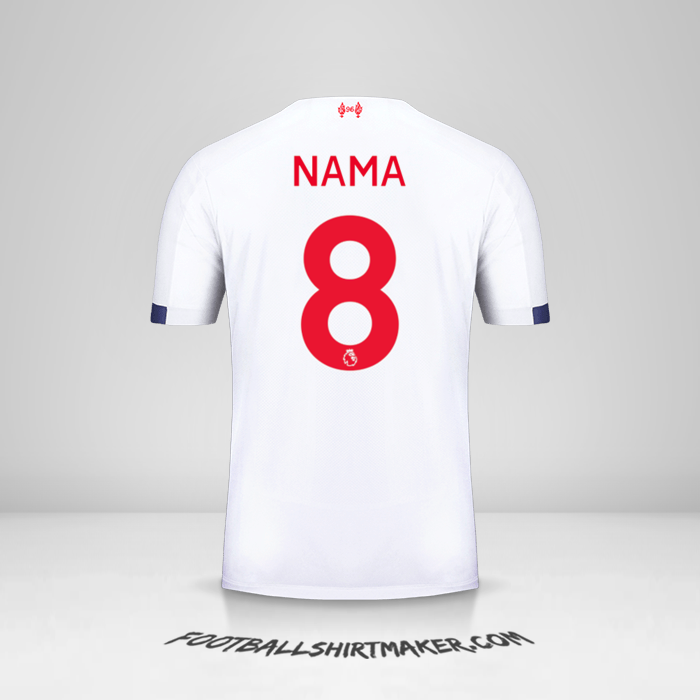 Jersey Liverpool FC 2019/20 Alternatif -  nama - 8