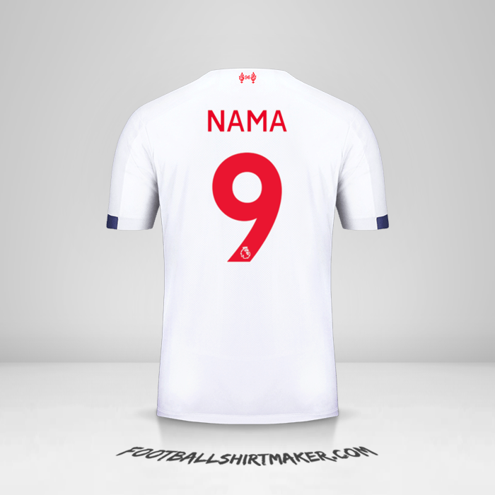 Jersey Liverpool FC 2019/20 Alternatif -  nama - 9