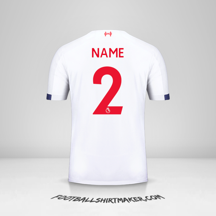 Jersey Liverpool FC 2019/20 Away -  name - 2